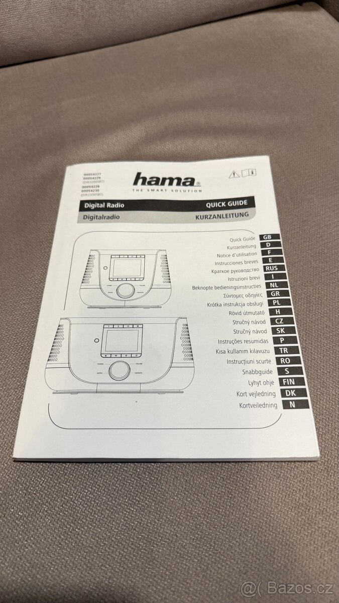 Hama internetové DAB radio DIR3300SBT + reproboxy - 8