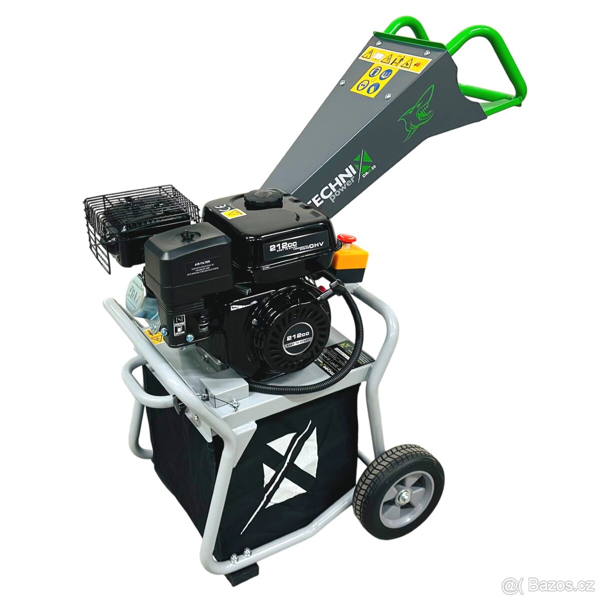 Benzínový drtič větví do 5 cm - TECHNIX DR-X50 - 8