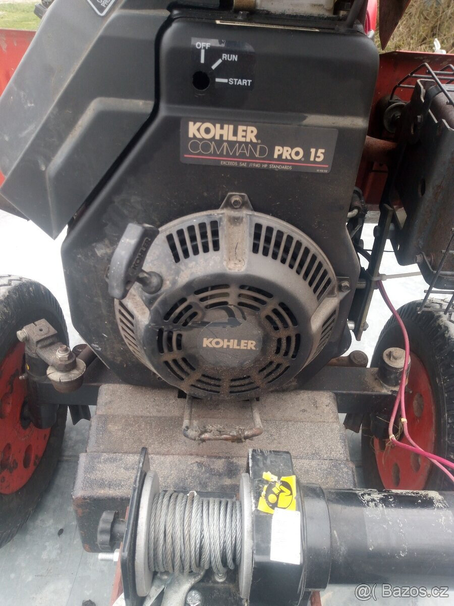 2bubnová sekačka+rotavátor, malotraktor+přívěs - 8