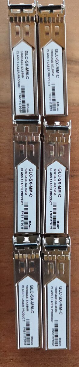 SFP moduly GLC set 40ks - 8