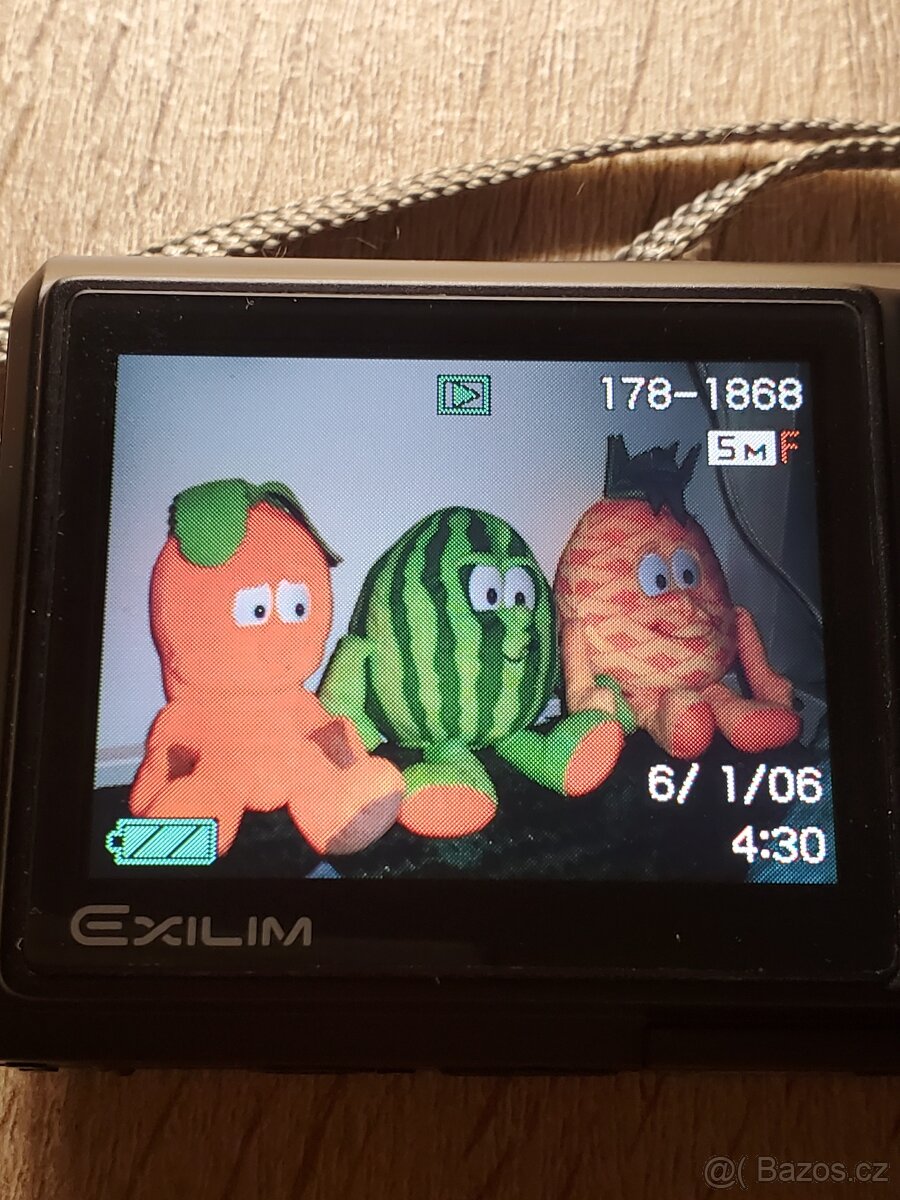 Casio Exilim EX-Z5 – 5 MP, 3× Optical Zoom, černý - 8