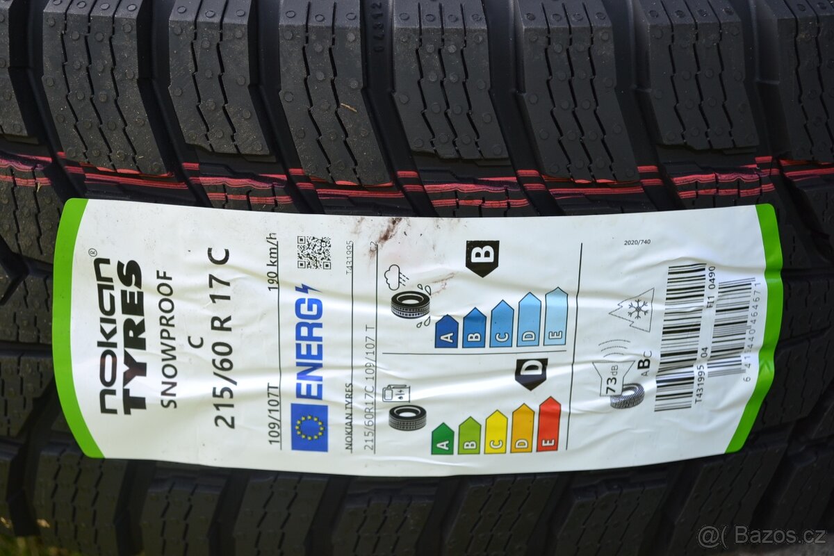 6×120 R17 Zimní sada Originál Ford Tourneo Custom - 8