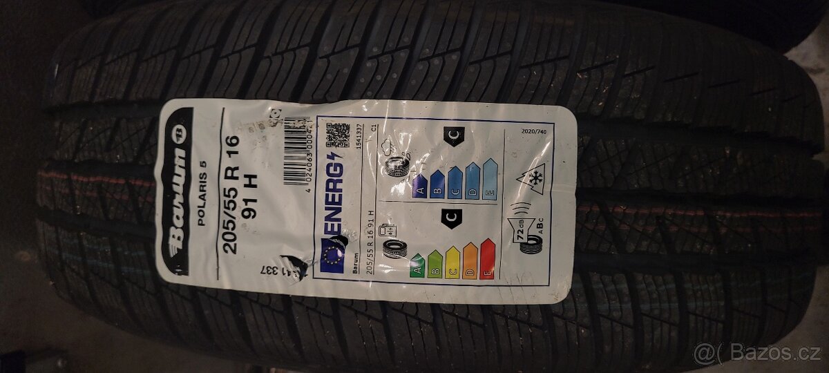 Seat Leon Mk4,alu 16',zimní pneu Barum,nové - 8