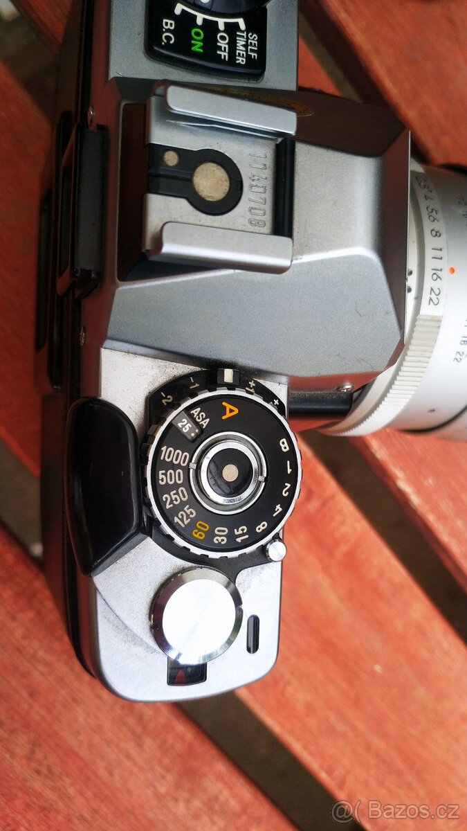 Minolta XG2 Beroflex 135mm f1:2.8 fotoaparát Nové baterie - 8