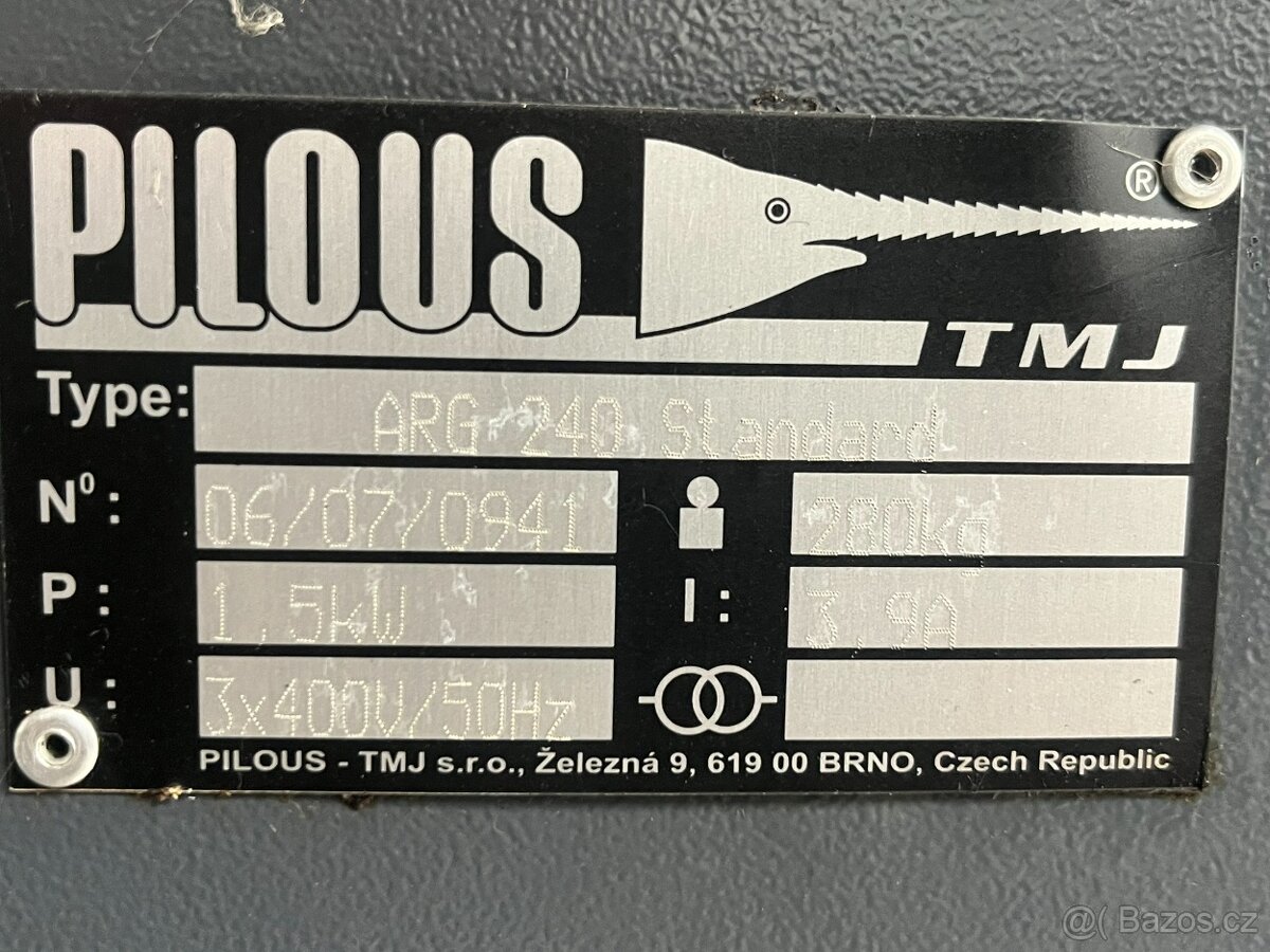 Pásová pila Pilous ARG 240 standard - 8