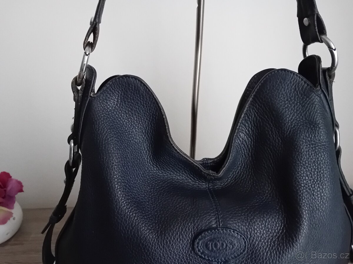 Tod's dámská luxusní hobo kabelka kožená - 8