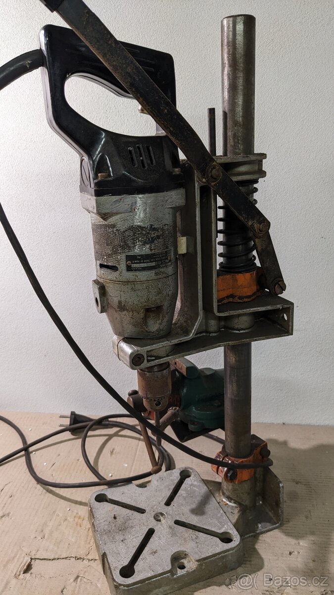 ⚫ Stojan na vrtačku Narex + vrtačka + svěrák York. - 8