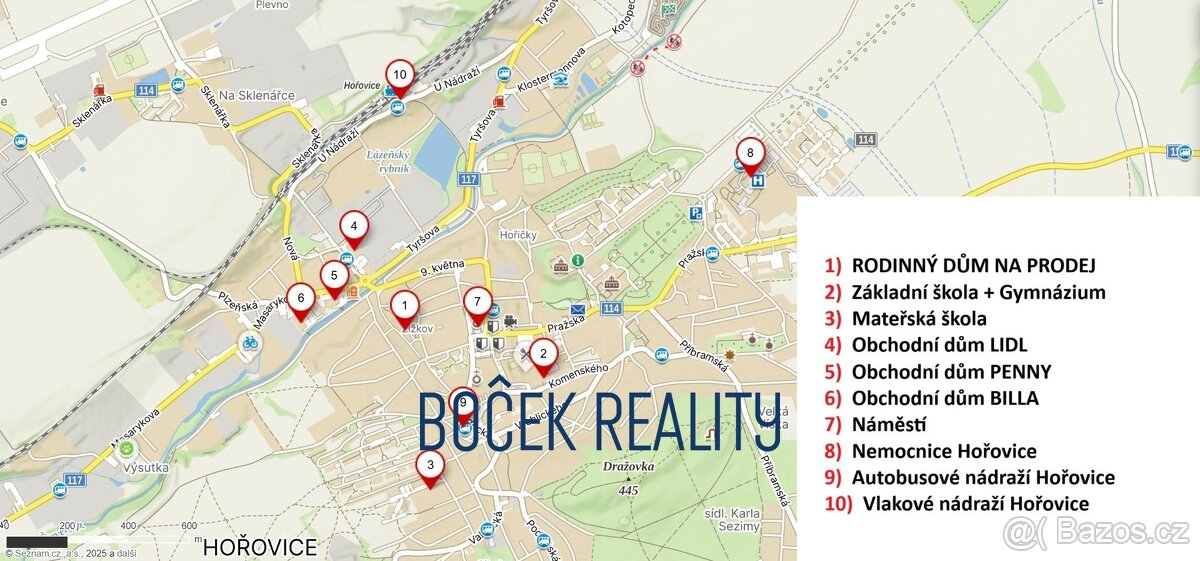 Prodej rodinného domu 4+1, 95 m², Hořovice - ul. Jungamnnova - 8