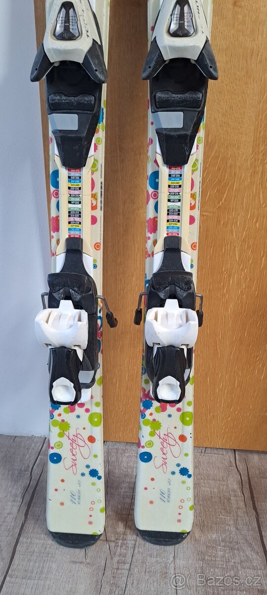 Dětské lyže, lyžáky, hůlky - 8