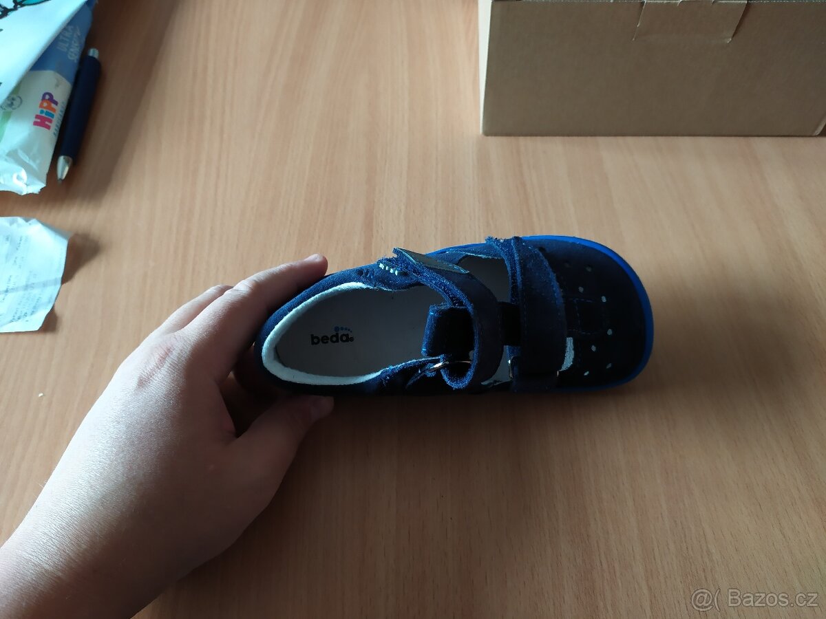 Dětské barefoot sandály Beda BF 0001/SD/W DANIEL - 8