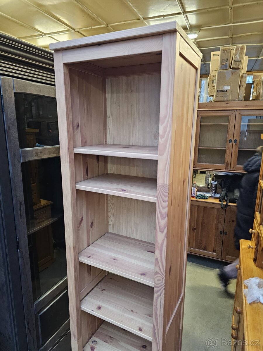 KNIHOVNA IKEA HEMNES V PŘÍRODNÍM PROVEDENÍ - 8