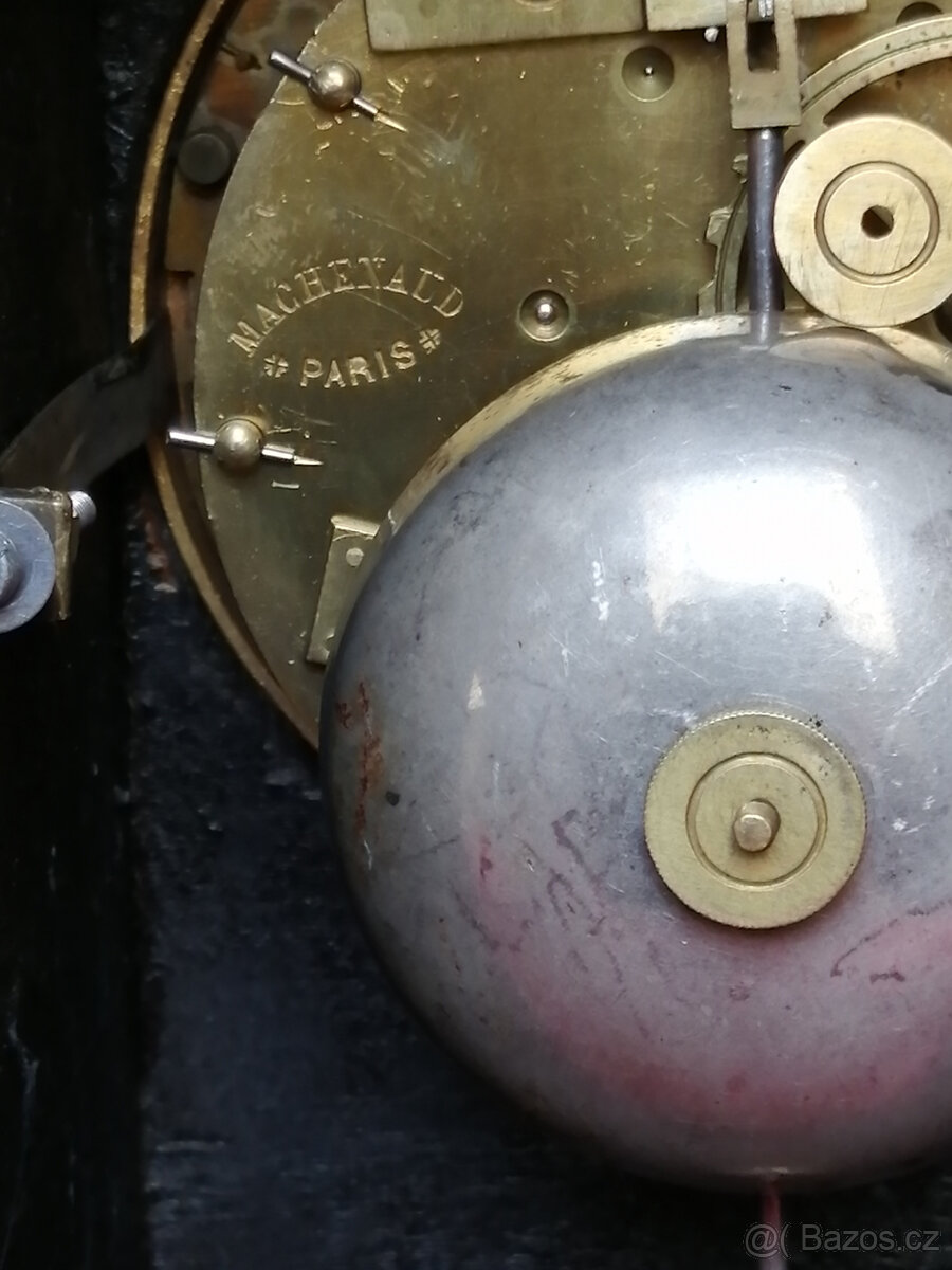 Starožitné hodiny Boulle Machenaud Paris 1890 - 8