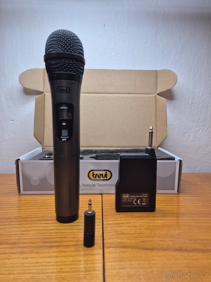 Jednosměrný bezdrátový dynamický mikrofon EM 401 R - 8