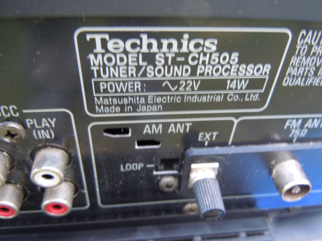 TECHNICS SE - CHA 515 A - 8