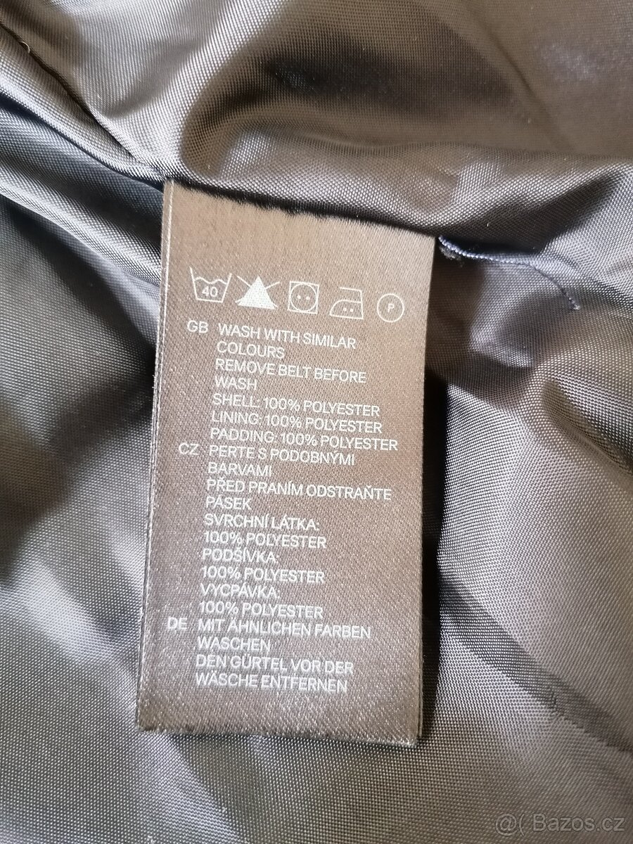 Dámská černá zimní bunda zn. H&M vel. 36 - 8