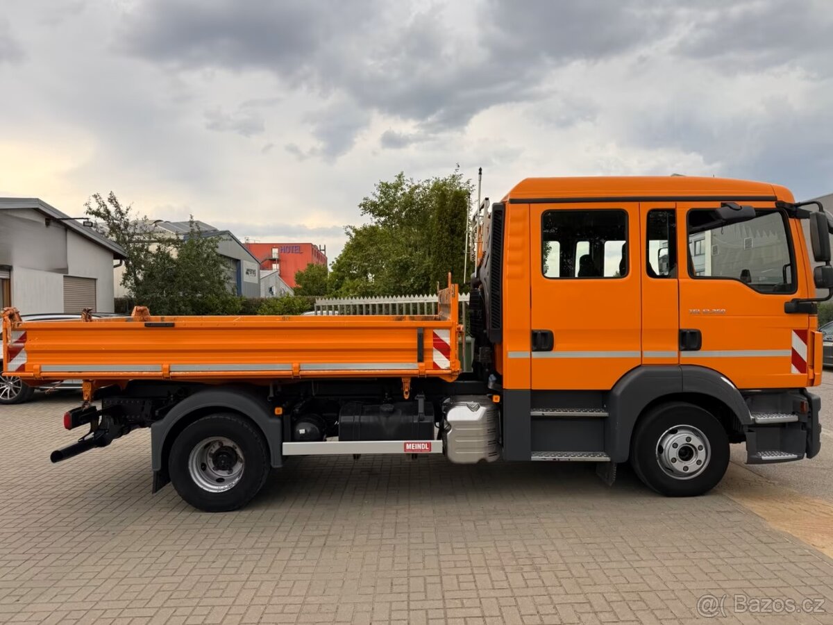 MAN TGL 12.250 Meiller/DoKa 6 míst - 8