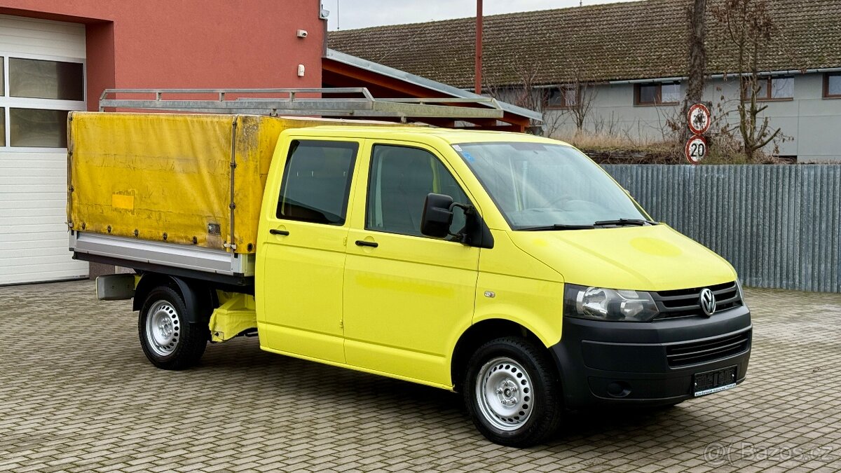 NA PRODEJ 2X Volkswagen Transporter valník//2.0TDi//6MÍST// - 8
