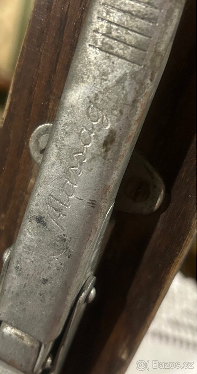 Dřevěné lyže Massag s kovovým vázáním Kandahar - 8