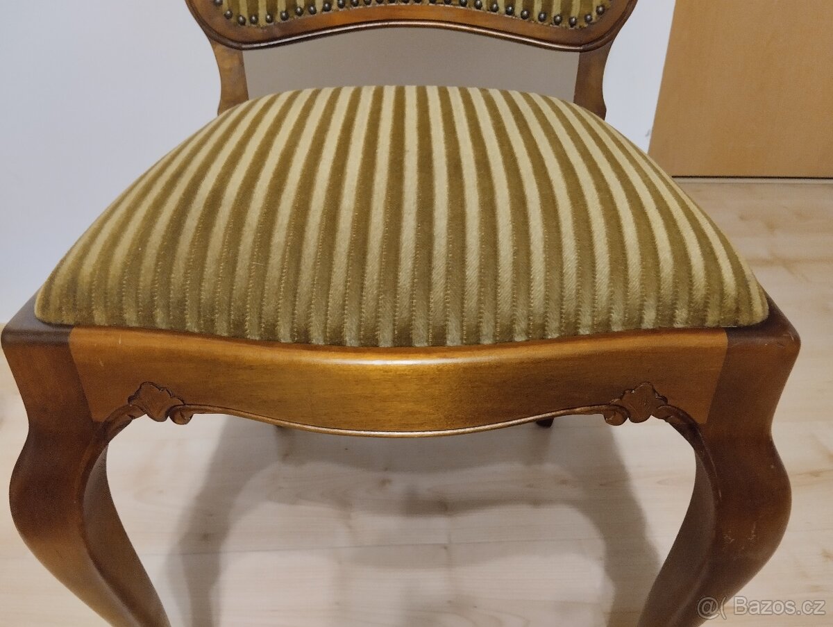 Barokní židle, rustikální, starožitný nábytek - 8