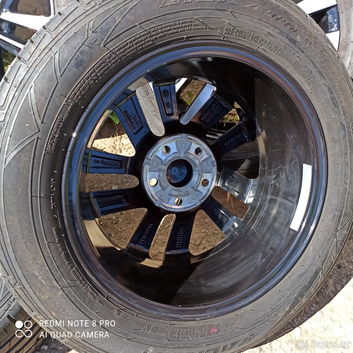 Orig.alu disky VW TOURAN,VW CADDY 16" - 8