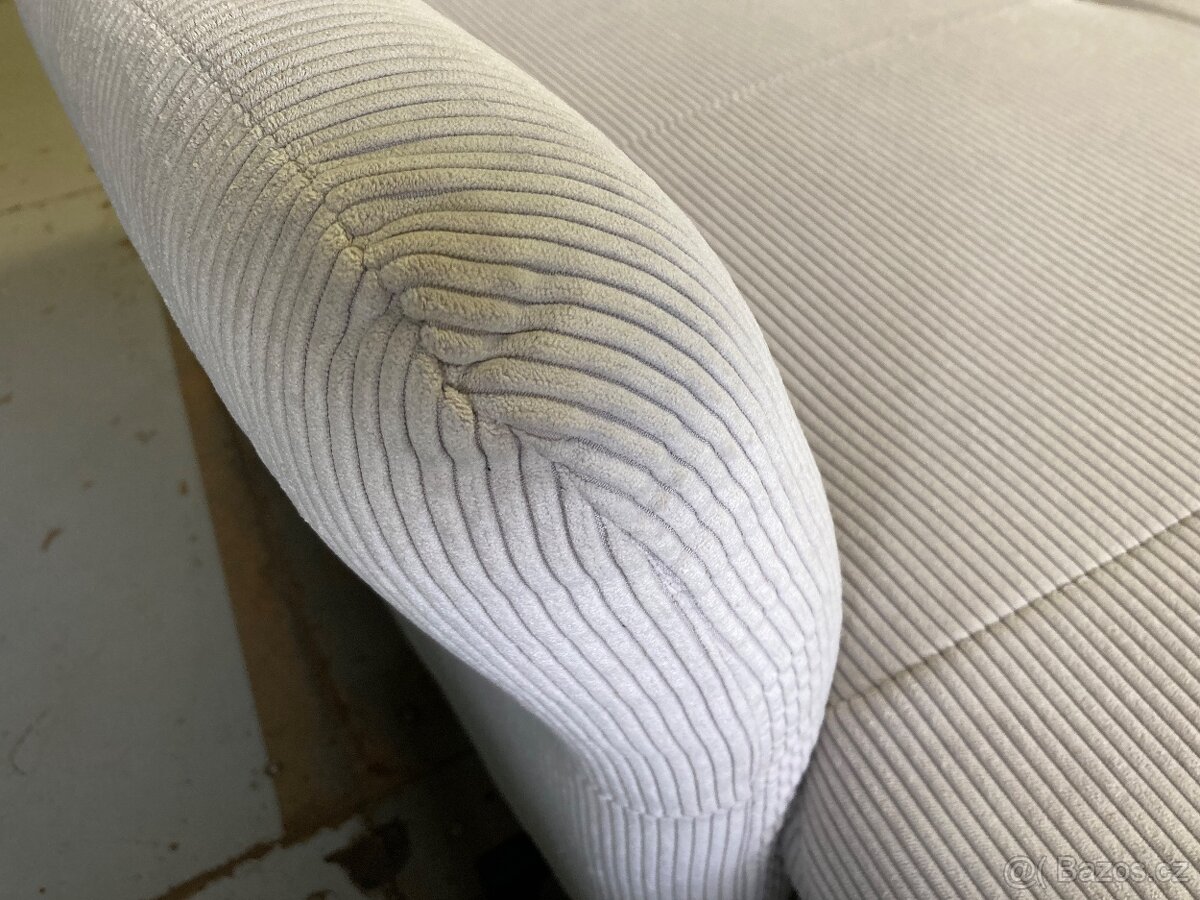 Sedací souprava rohová manšestrová-NOVÁ. - 8