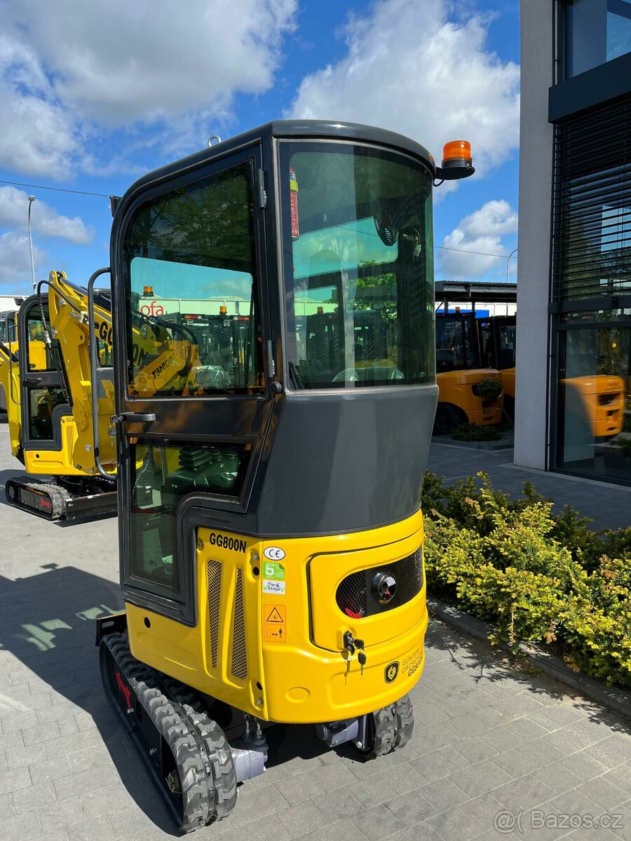 Minibáger GG 800NC Koncoročná AKCIA + Dovoz GRÁTIS - 8