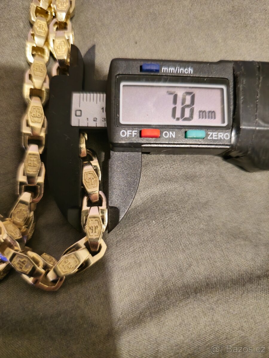 Zlatý řetízek Philipp Plein 100g - 8