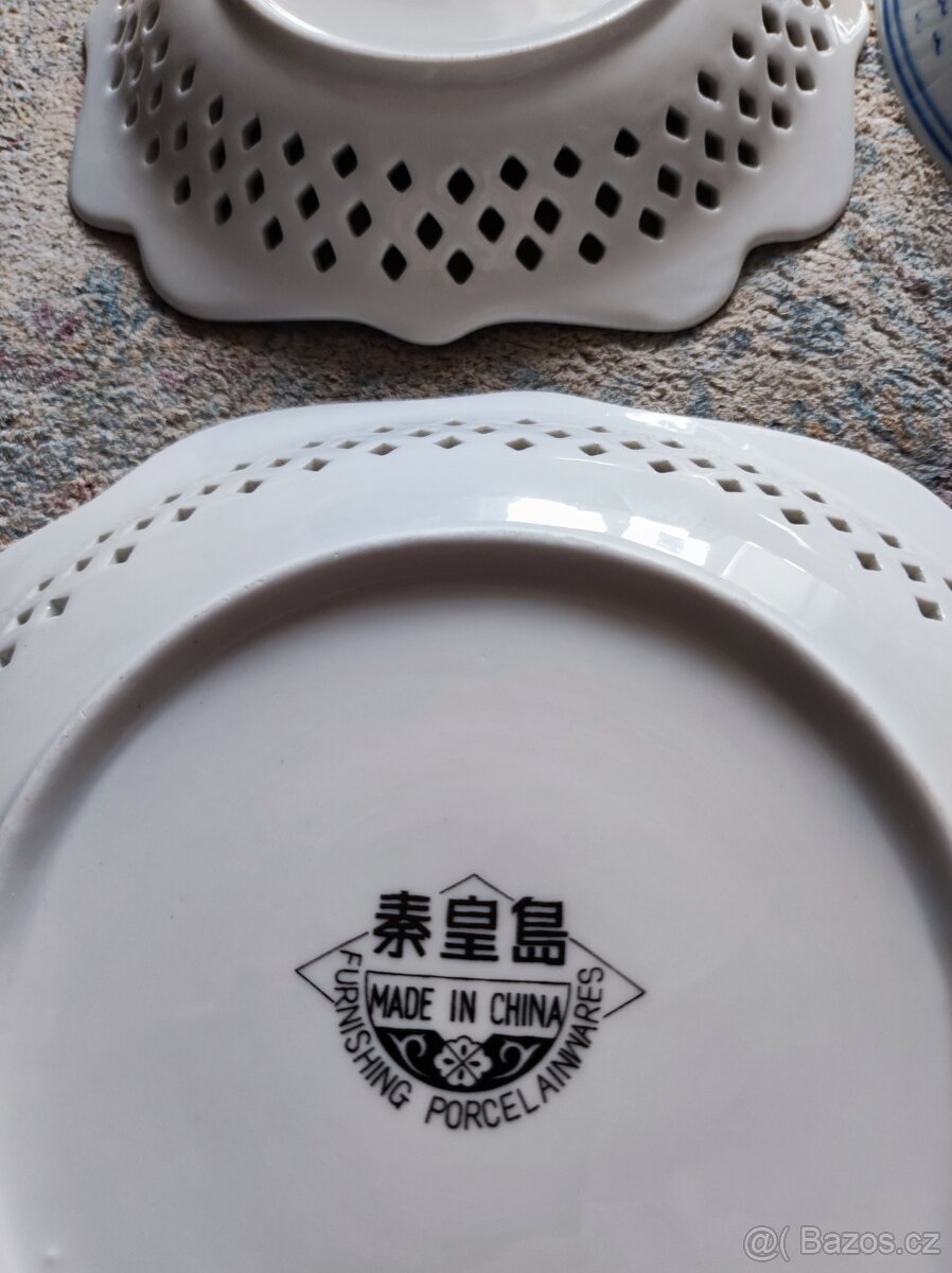 Porcelánová souprava – dekorativní, 8 ks - 8