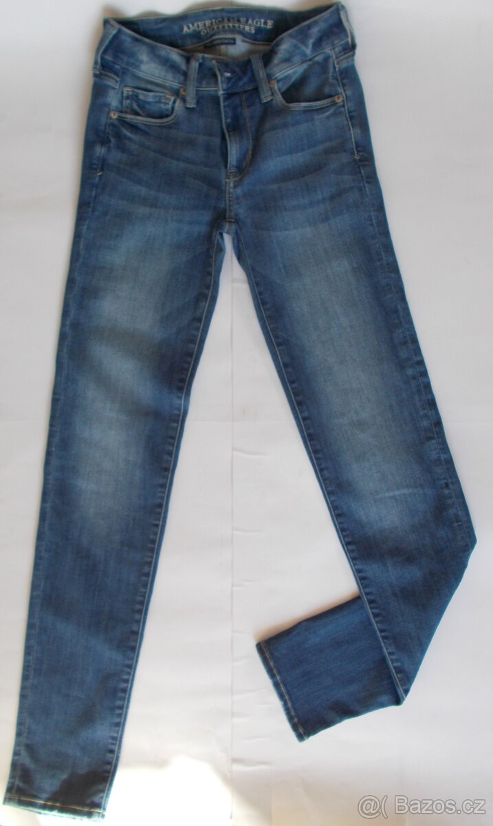 Modré rifle AMERICAN EAGLE vel. 28/34 - 8