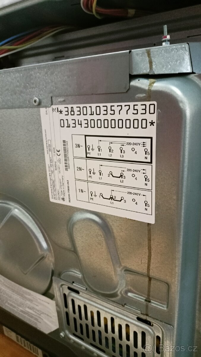 Vestavná trouba+ sklokeramická varná deska SIEMENS - 8