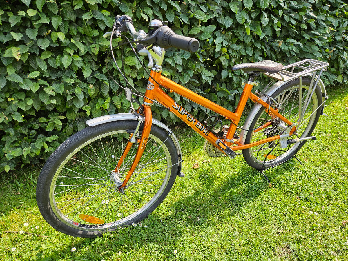 24" horské hliníkové kolo SUPERBIKE, rám 15" od 130 cm - 8