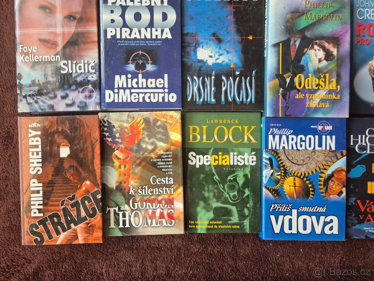Knihy, thrillery jednotná cena - 8