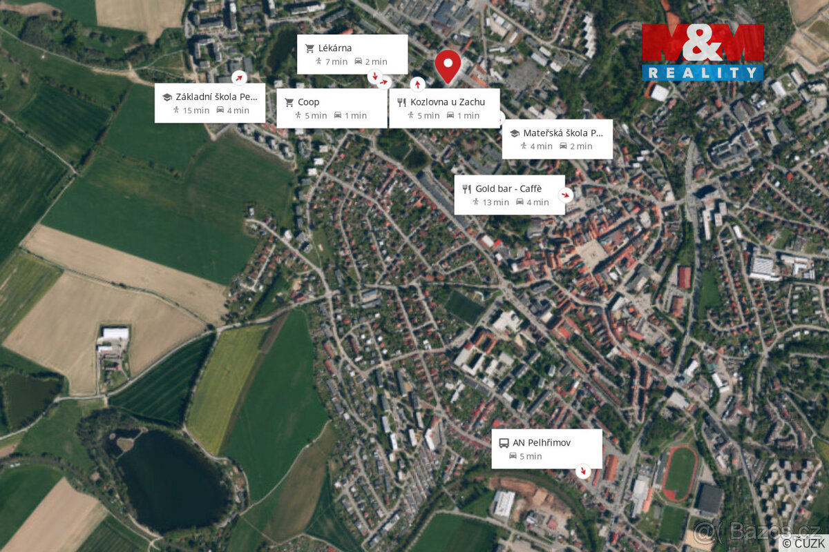 Pronájem bytu 1+1, 37 m², Pelhřimov, ul. Rubešova - 8