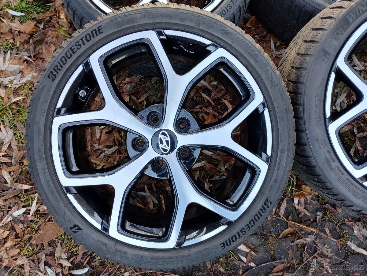 Originál ALU kola Hyundai i30N R18 + zimní pneu - 8