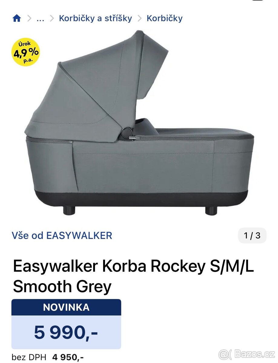 Kočárek Easywalker Rockey L dvojkombinace - 8