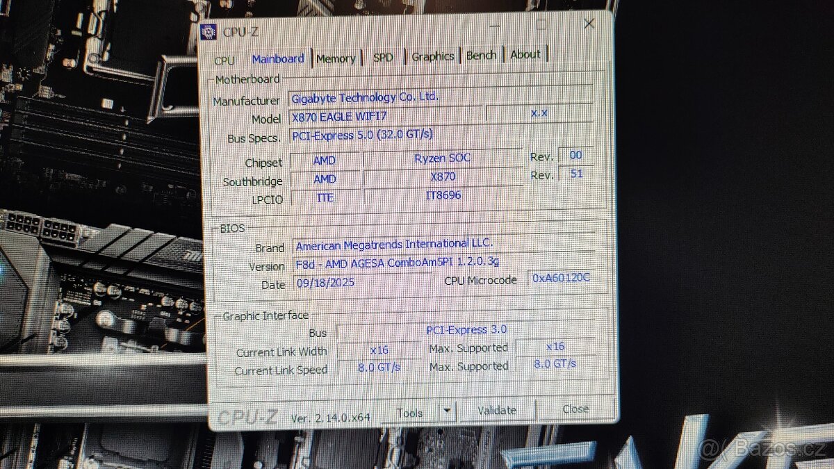 GIGABYTE X870 EAGLE WIFI7 - 8