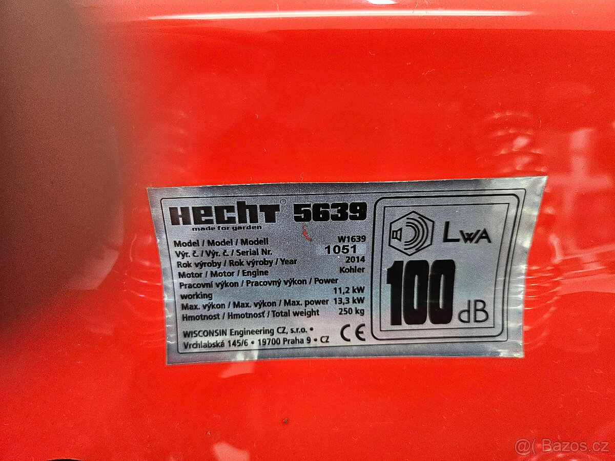 Prodám sekací traktůrek Hecht 5639 - 8