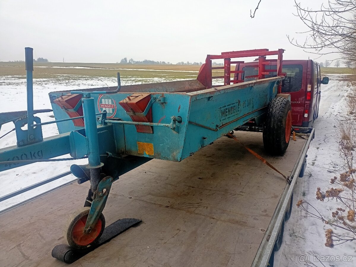 Rozmetadlo hnoje Mengele 2 t - 8