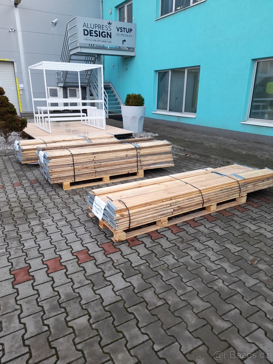 Paletové ohrádky dřevěné různé velikosti - snížení cen - 8