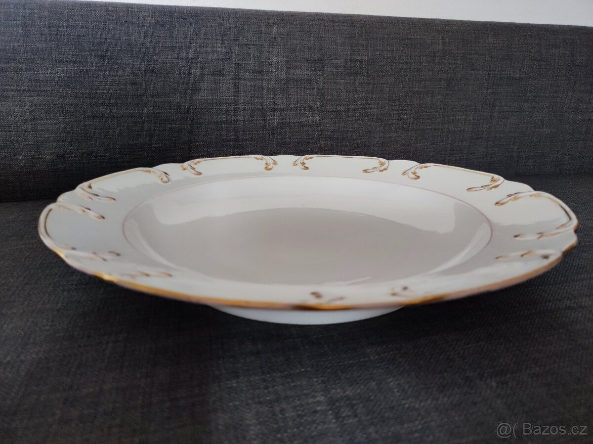 Velký porcelánový talíř Lippert & Haas, Schlaggenwald - 8