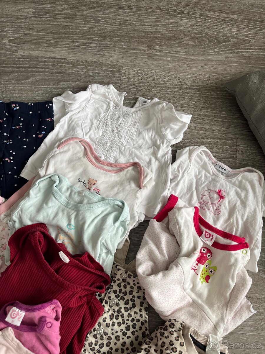 Balík oblečení holcicka 80/86 - 8