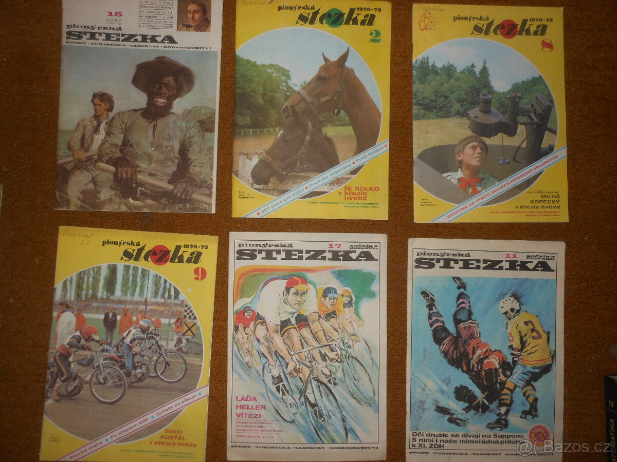 Staré retro dětské časopisy - 39x - 8