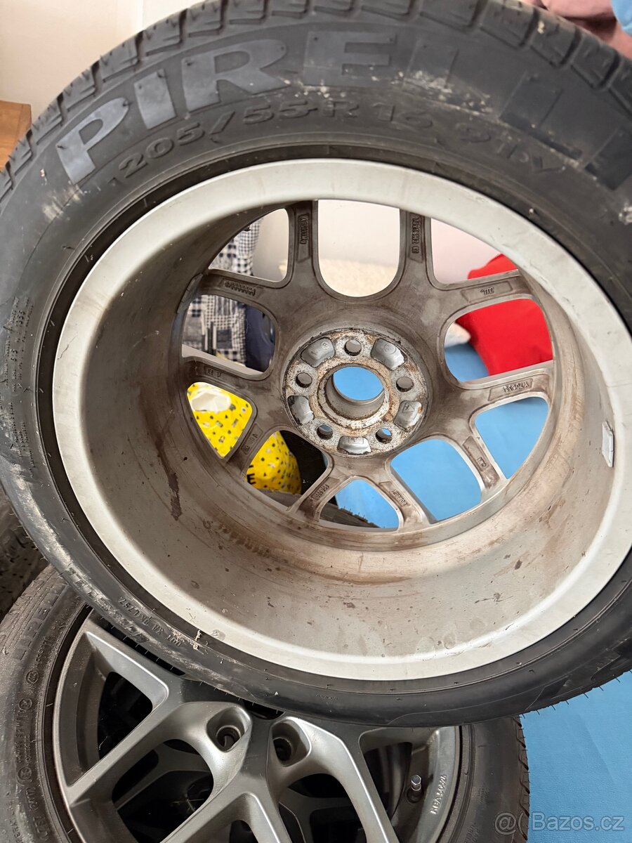 Borbet Y 5x100 R16, Pirelli P7 205/55 R16 - 8