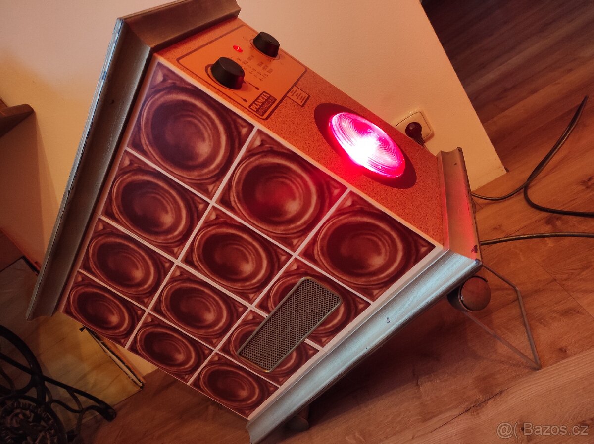 Stylový elektrický přímotop na kolečkách - 8