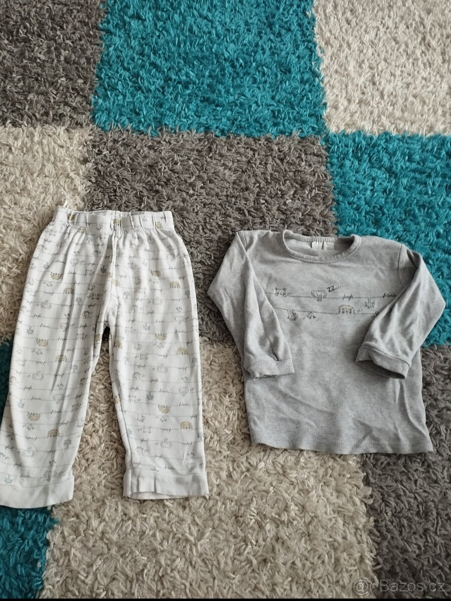 Balík podzimního oblečení pro chlapečka 86 - 8