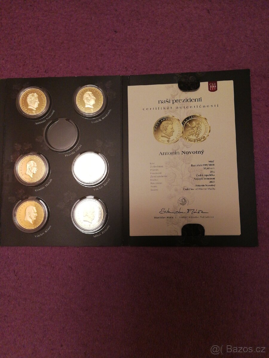 Pamětní medaile Naši prezidenti - 8