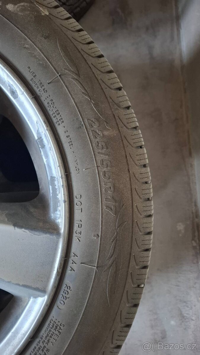 Dezent 5x120 225/55/17 zimní pneu - 8