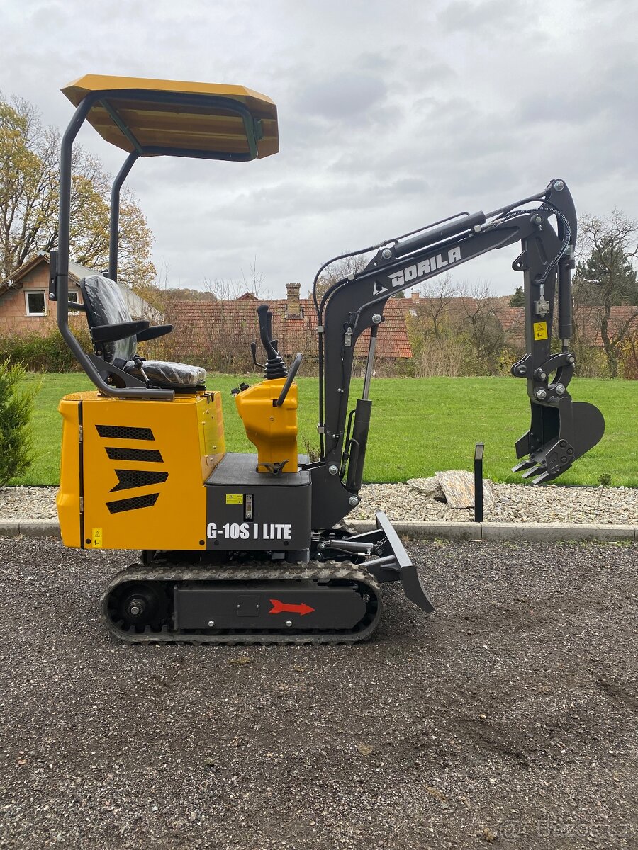 Pásový minibagr Gorila G10S Lite - Povánoční akce - 8
