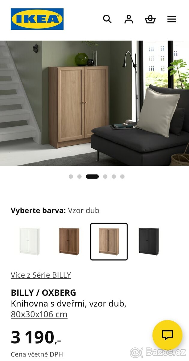 Komoda/knihovna Billy/Oxberg - 8