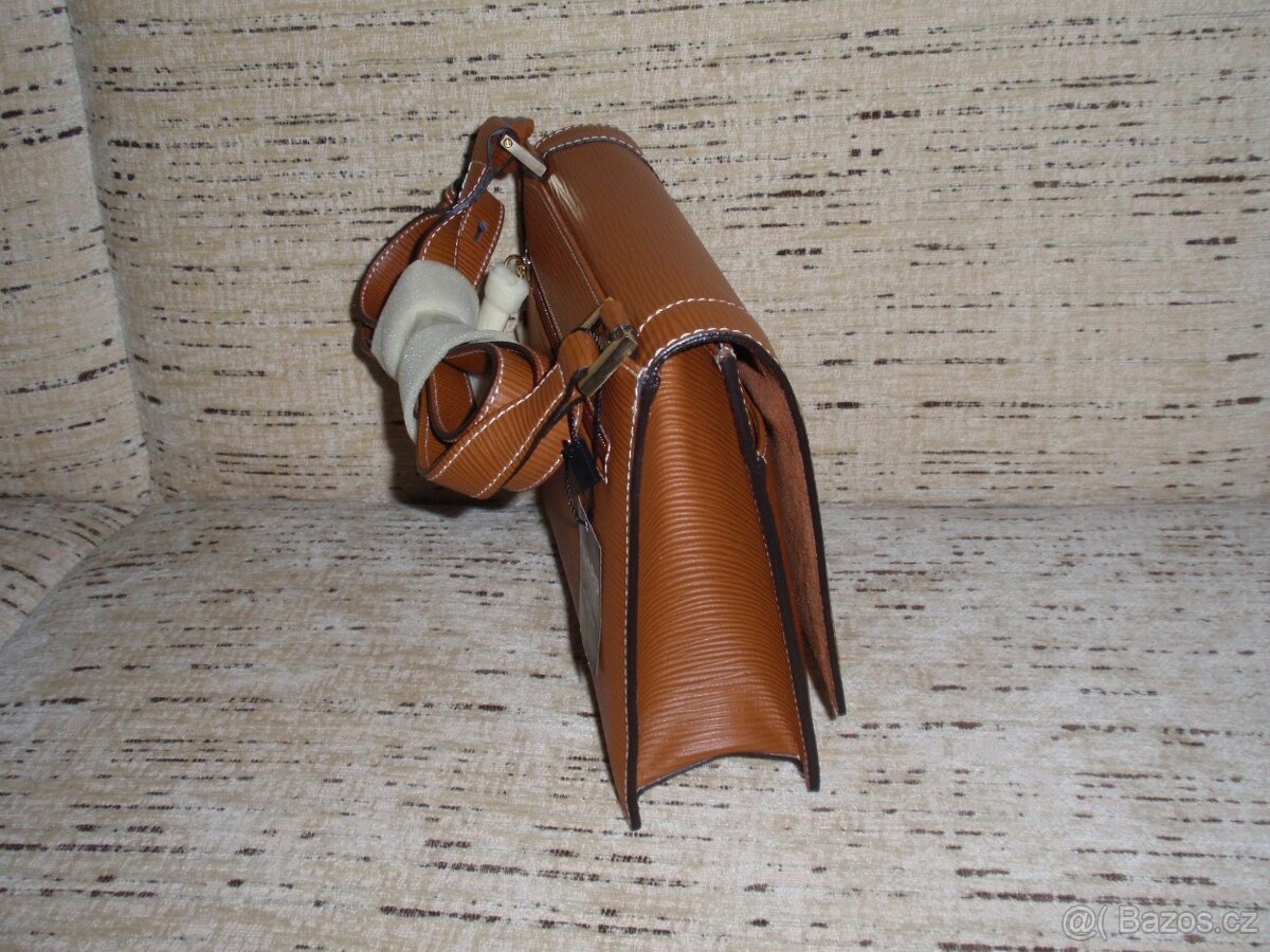 Nová značková kožená kabelka - PICARD ( s cedulkami ) - 8